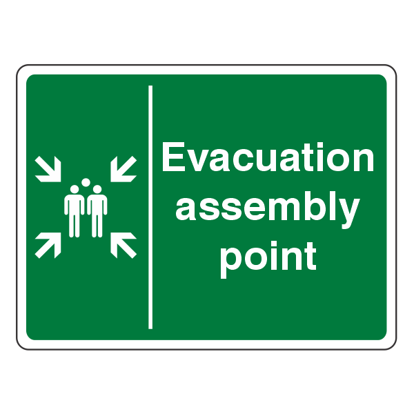 Evacuation Assembly Point Sign (Family) - Medisigns