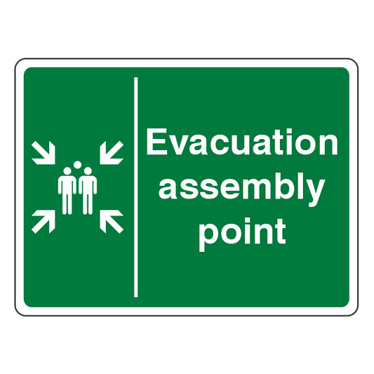 Evacuation Assembly Point Sign (Family) - Medisigns