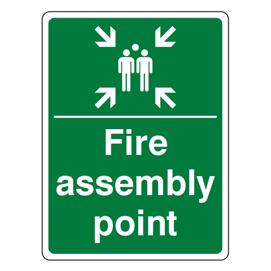 Fire Assembly Point Sign (Portrait Family)
