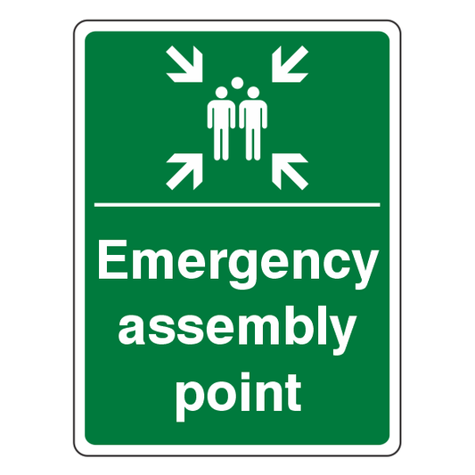 Emergency Assembly Point Sign (Portrait Family)