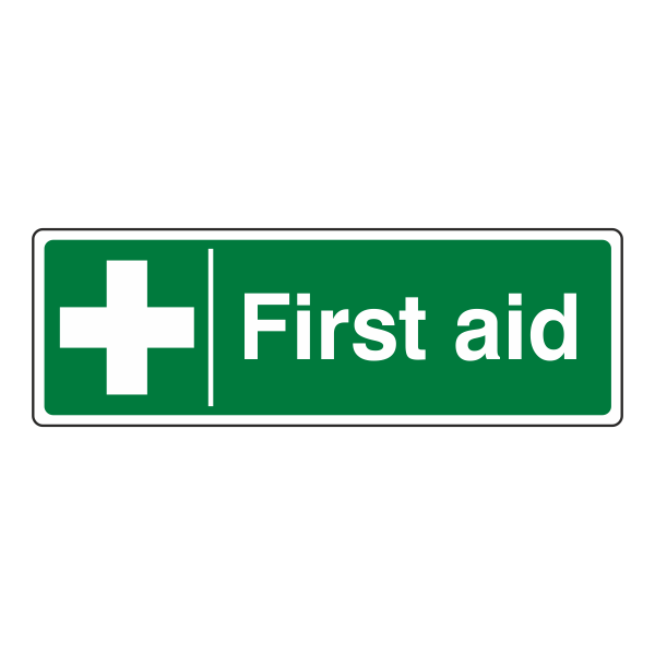 First Aid Sign Just First Aid Sign- CLEARANCE – Medisave UK