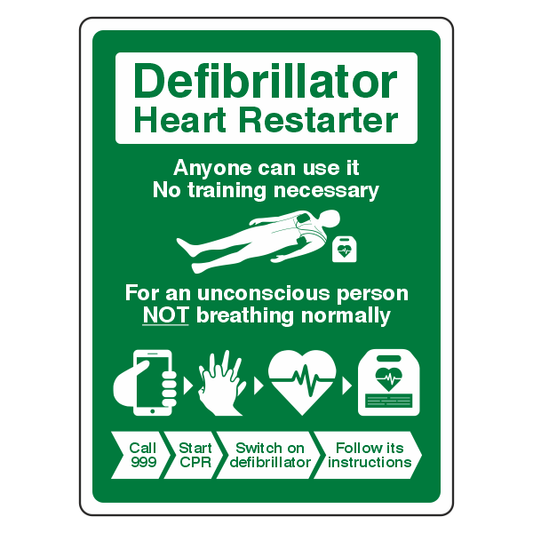 Heart Restarter Sign