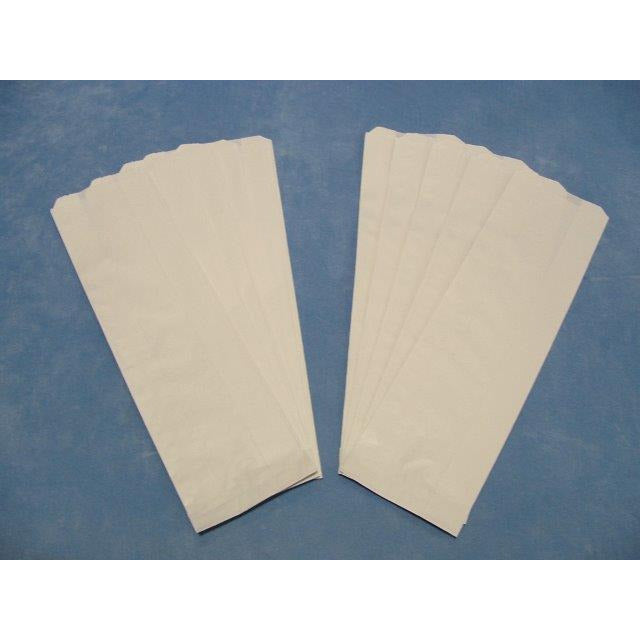 4X6X14" Baguette Sulphite Paper Bag Unstrung  x 1000 - Bunzl Catering Supplies