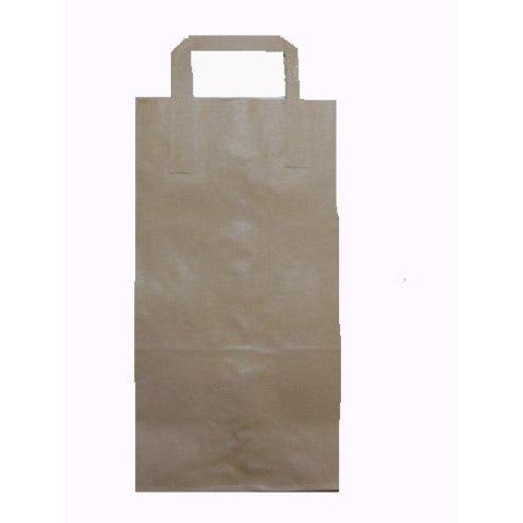 10.25X15.5X12 SOS Paper Bag Brown x 125 - Bunzl Catering Supplies