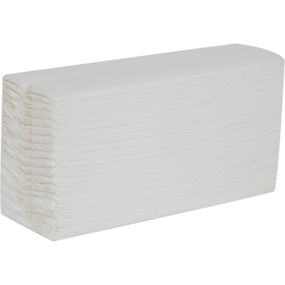 Essentials White C-Fold Hand Towel - 2ply x 2355