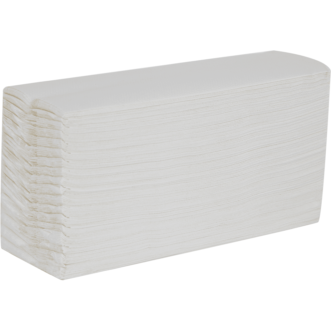 2 Ply White C Fold Pure - 217mm x 300mm - 2295 sheets