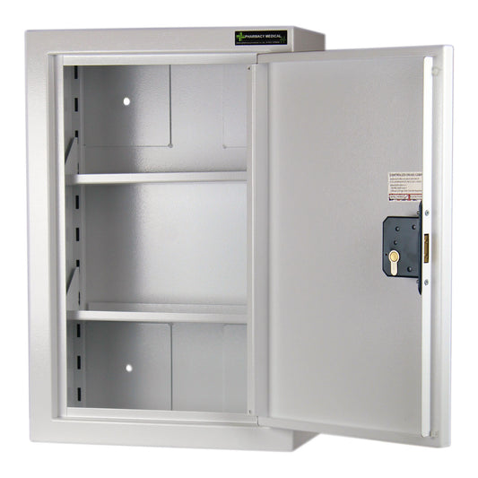 Controlled Drugs Cabinet 600 X 400 X 200mm | 2 Shelves (Adjustable) | L/H Hinge
