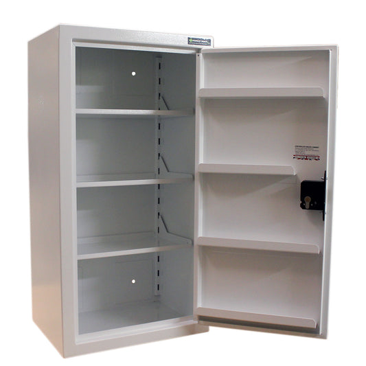 Controlled Drugs Cabinet 850 X 500 X 300mm | 3 Shelves (Adjustable) + Fixed Door Shelves | L/H Hinge