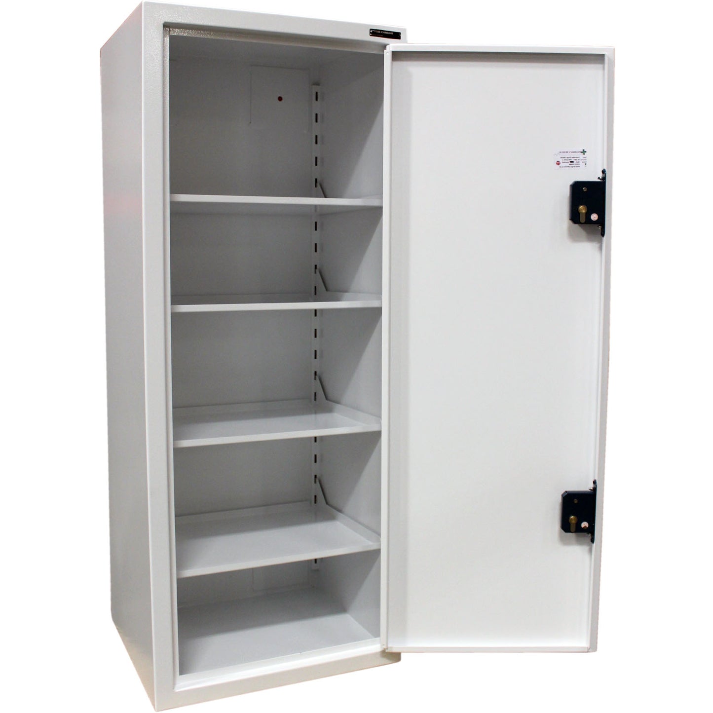 Controlled Drugs Cabinet 1250 X 500 X 450mm | 3 Shelves (Adjustable) | R/H Hinge / Warning Light - HEC Cabinets