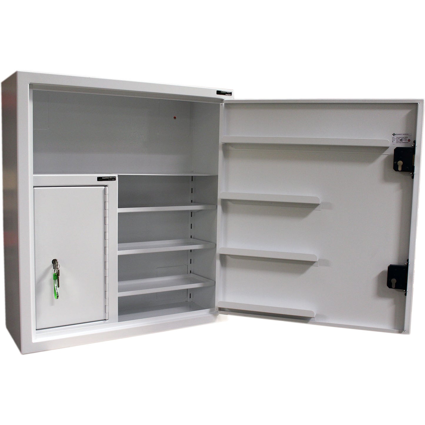 Controlled Drugs Cabinet With Internal Controlled Drugs Cabinet - R/H Hinge / Warning Light - HEC Cabinets