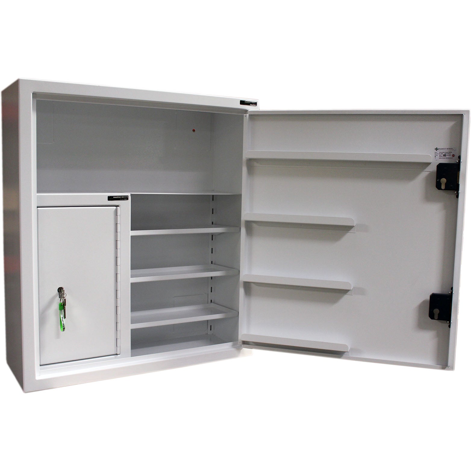 Controlled Drugs Cabinet With Internal Controlled Drugs Cabinet - R/H Hinge / Warning Light - HEC Cabinets