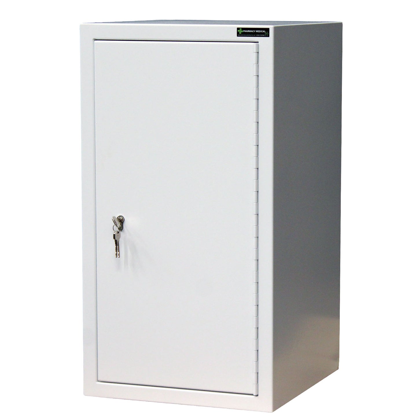 Controlled Drugs Cabinet 695 X 470 X 480mm | 2 Shelves (Adjustable) 3 Door Shelves | Floor Fixing | R/H Hinge / Warning Light - HEC Cabinets