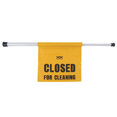Hanging Door Safety Sign - 'Closed For Cleaning'