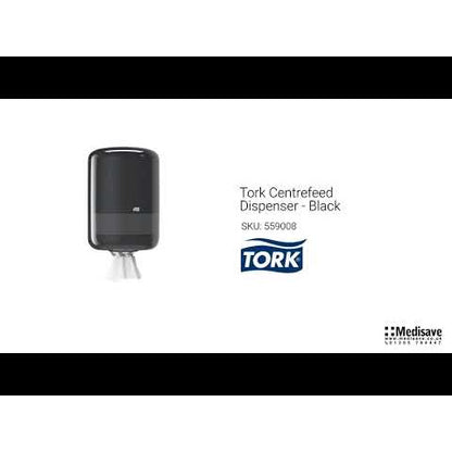 Tork Centrefeed Dispenser - Black - Tork