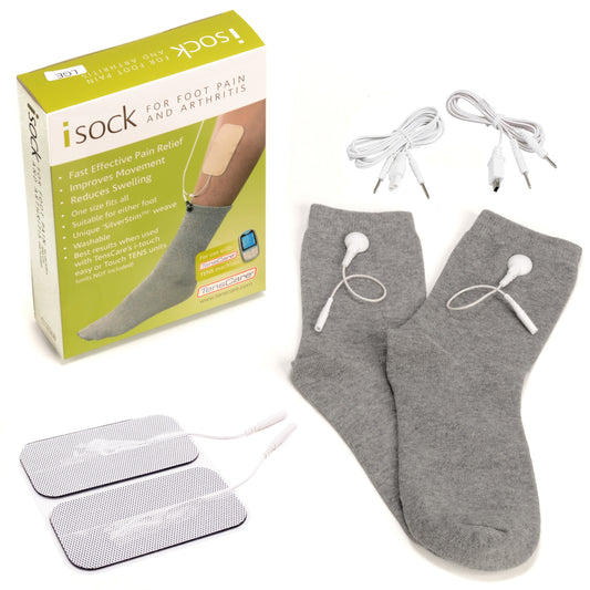 Sock electrode (Pair) - For use with TENS - Tenscare
