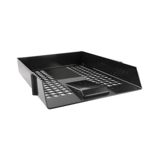 Q Connect Lettertray Blk - Vow