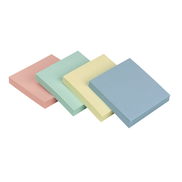Quick Stick Note Q Connect Quick Sticky Note 76x76mm Rainbow Pastel (12) – Medisave UK