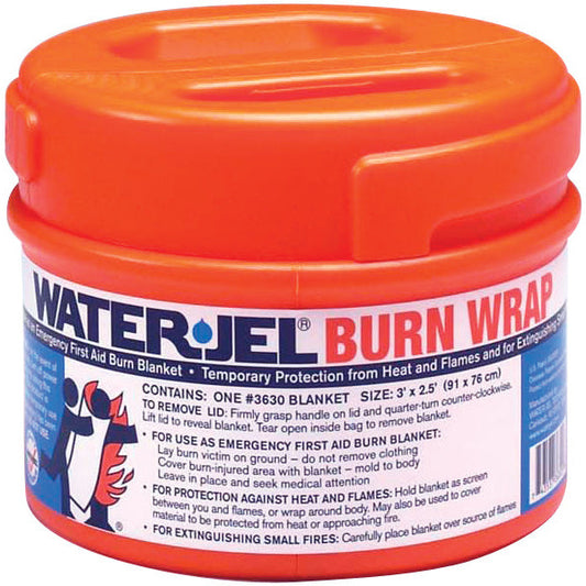 Water-Jel Burn Wrap in Canister, 91x76cm - Safety First Aid