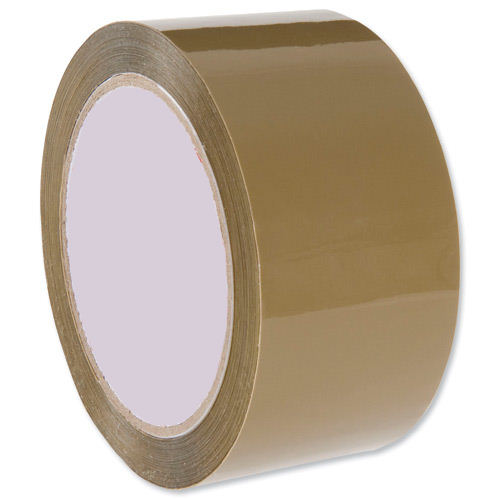 Select Low Noise Tape 50mm x66m Buff pack of 6 - Selected