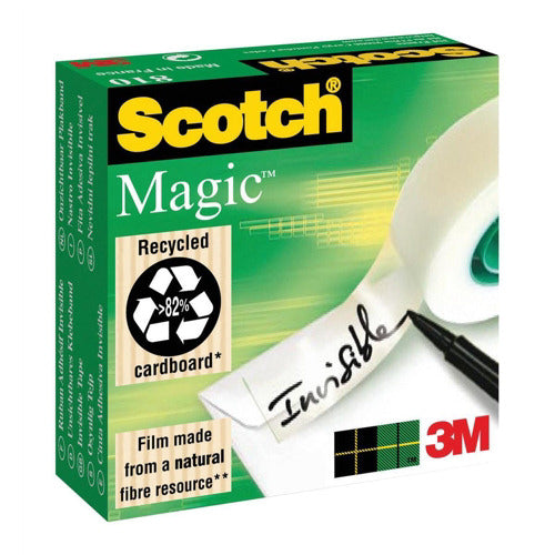 3M Scotch Magic Tape 12mm x66m 8101266 pack of 2