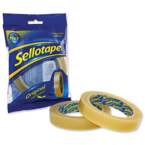 Sellotape Golden Tape 19mmx66m 1443252 Pack Of 16 - Sellotape