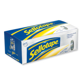 Sellotape Super Clear 18mmx25m 1443351 - Sellotape