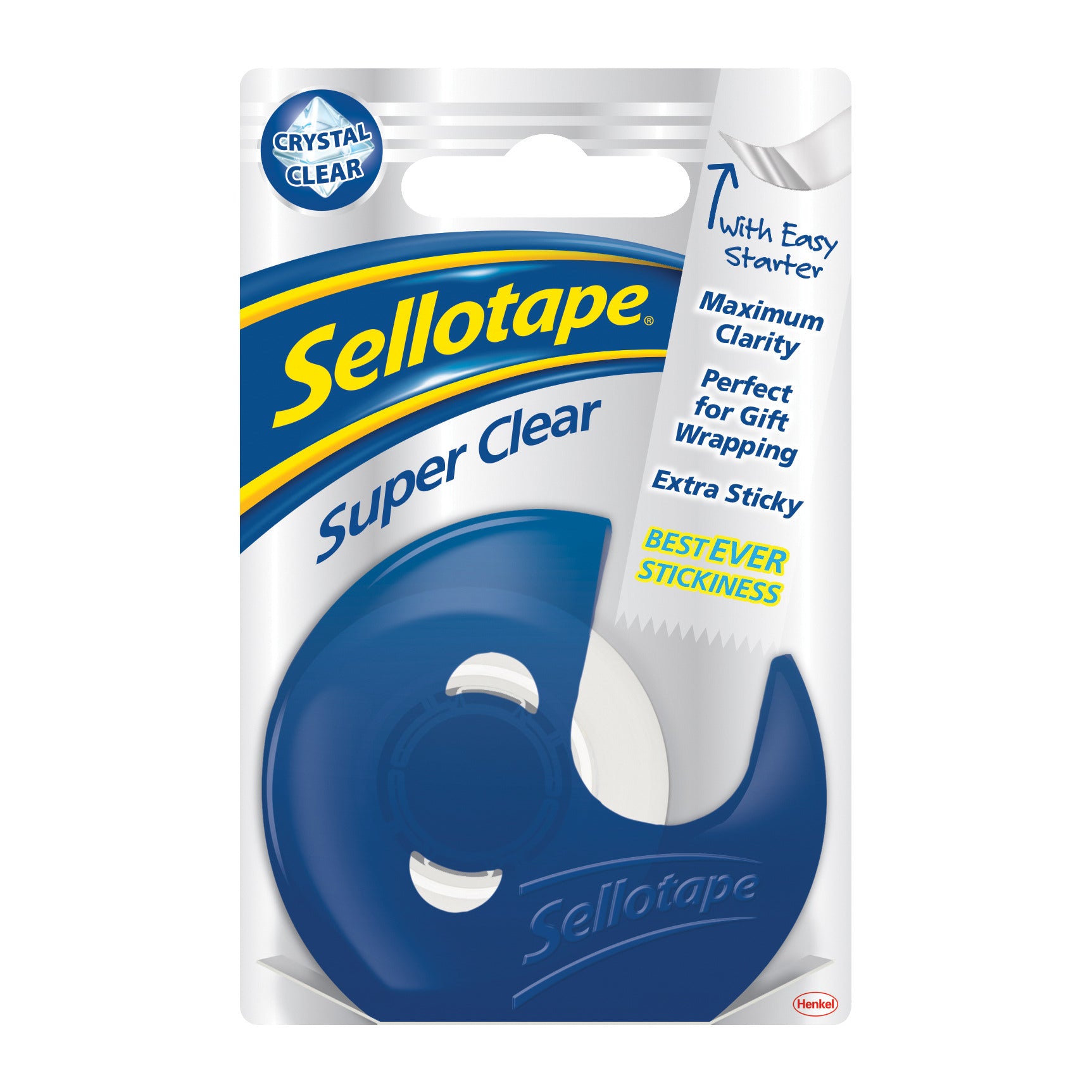 Sellotape Super Clear +Disp 18mmx15m (6) - Sellotape
