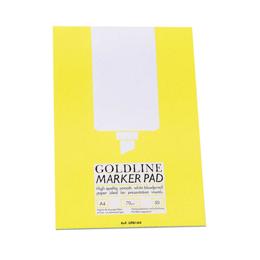 Goldline Bleedproof Marker Pad A4 GPB1A4 - Goldline