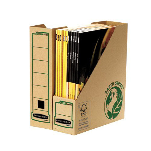 Bankers Earth Magazine File Pack Of 20 - Bankers Box