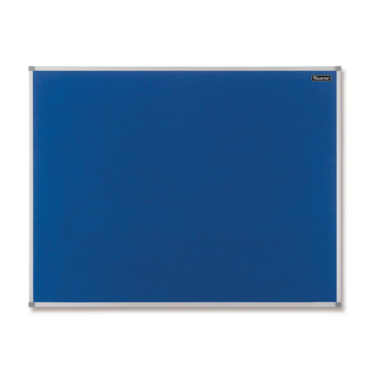 Quartet Aluminium Felt Board 1200x900mm Blue - Quartet