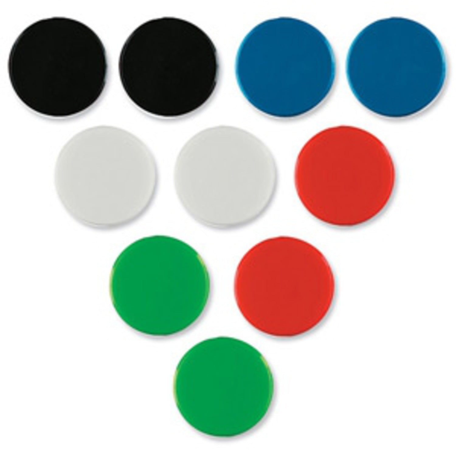 Nobo Magnets 20mm Assorted (10) 1901016 - Nobo