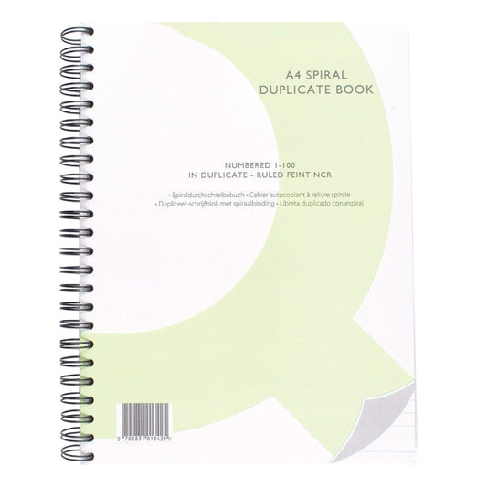 Select Wirebound Duplicate Book A4 - Selected