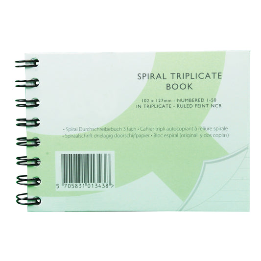 Select Wirebound Triplicate Book 102x127 - Selected