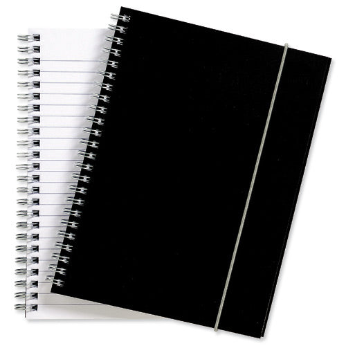 Qconnect Wirebound A5 Pp Black Pack Of 3 - Qconnect