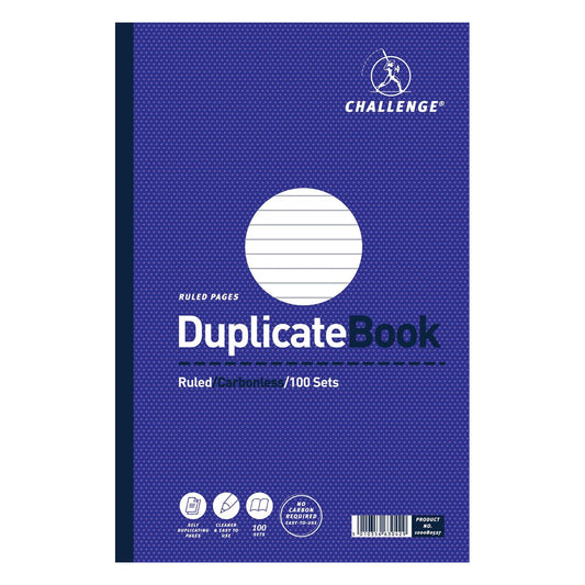 Challenge Carbonless Dup Book A4 Ft 6929 Pack Of 3 - Vow