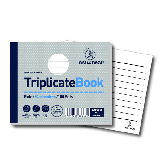 Challenge Carbonless Trip Book 105x130mm Pack Of 5 - Vow