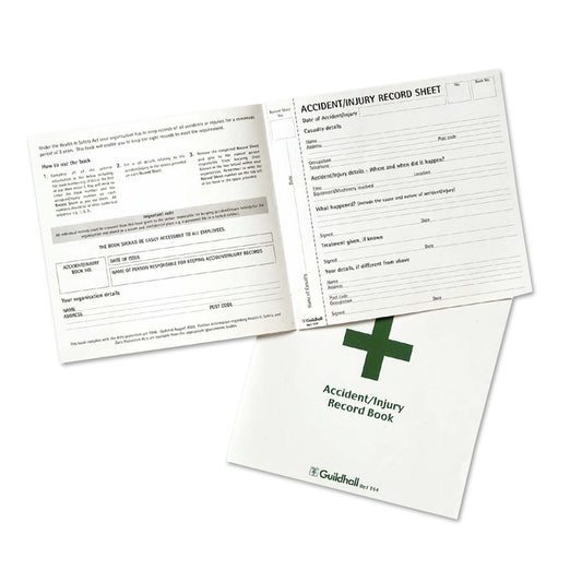 Guildhall Accident Book 210x200mm T44 pack of 5 - Guildhall