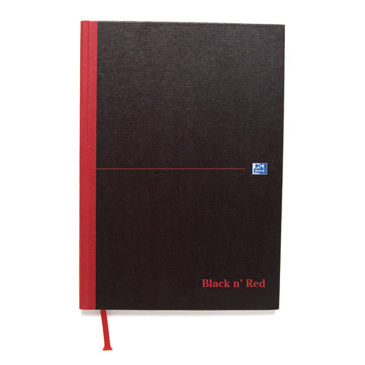Black N Red A5 Book Recycl 100080430 Pack Of 5 - Vow