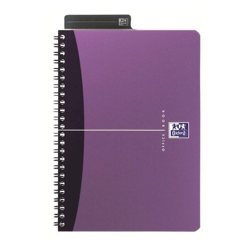 Oxford Metallic Notebook A4 Purple 400051875 pack of 5 - Oxford