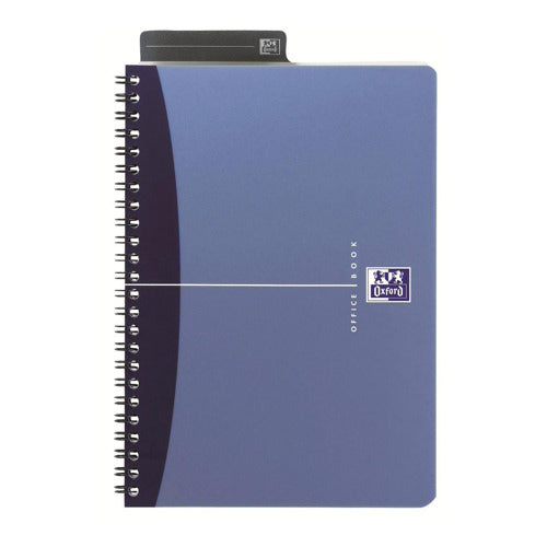 Oxford Metallic Notebook A4 Blue 400051876 pack of 5 - Oxford