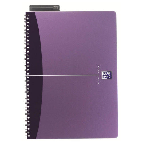 Oxford Metallic Notebook A5 Purple 400051960 pack of 5 - Oxford