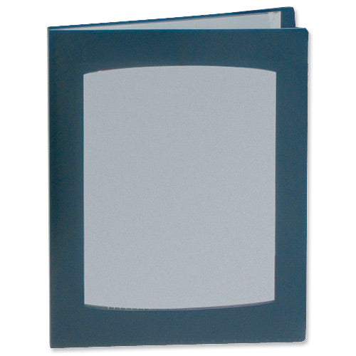 Rexel Clearview Display Book 24 Pocket Blu 10320 - Rexel Crystalfile