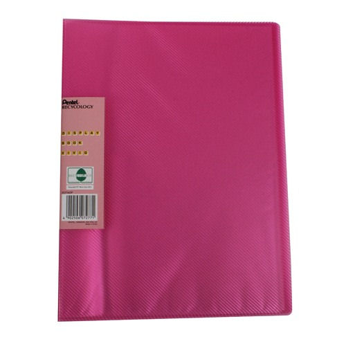 Pentel Recycled Display Book 30 Pocket Pink DCF343P Pack of 10 - Pentel