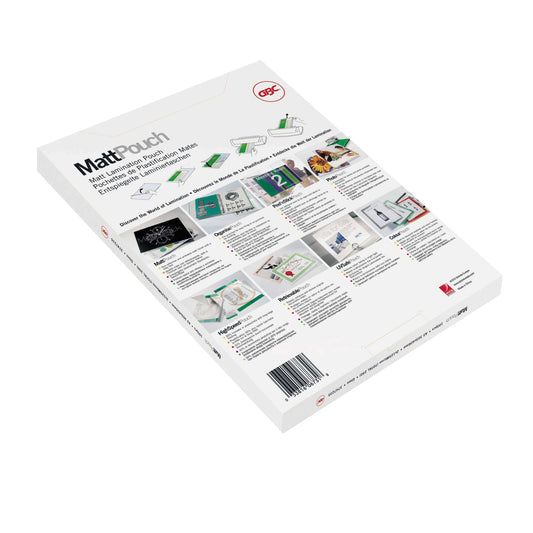 Gbc Pouch 75mic Matt A4 3747240 Pk100 - GBC