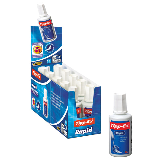 Tipp-Ex Rapid Fluid 20ml White 801296 Pack of 10 - Tipp-Ex