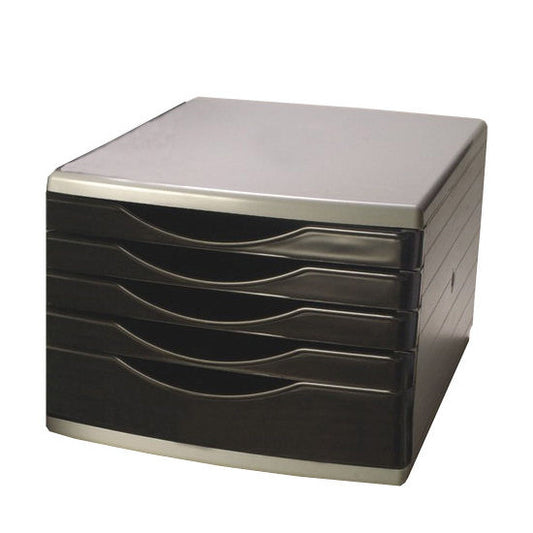 Select Drawer Set 5 Drawer Black/Grey - Selected