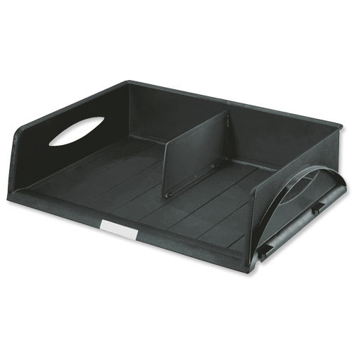 Leitz Plus Letter Tray Jumbo Black - Leitz