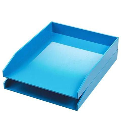 Avery ColorStak Letter Tray Blue (2)CS102 - Avery