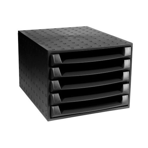 Exacompta Forever 5 Drawer Set Black 221014D - Exacompta