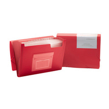Select Expanding File 13 Pocket PP Red